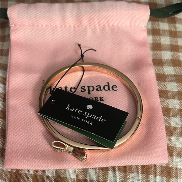 Kate Spade Rose Gold Bow Bracelet - Picture 1 of 4